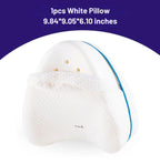 Knee Pillow Ergonomic Memory Foam Removable Cover