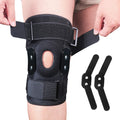 Knee Support Brace Hinged Side Stabilizers Compression Straps