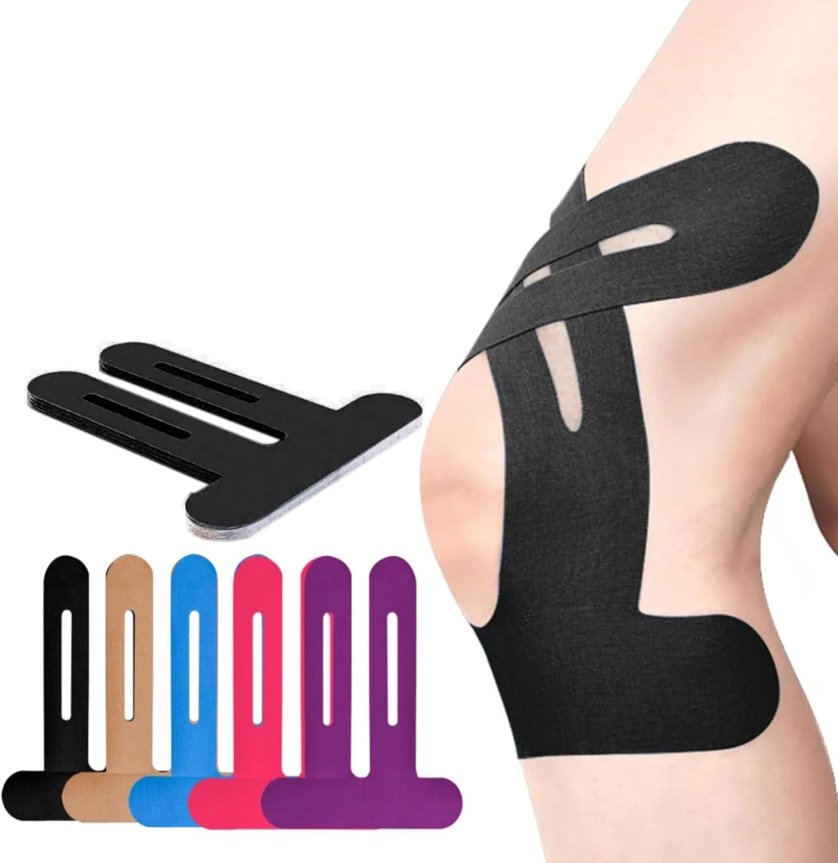 Knee Tape Pre-Cut Zoned Stabilizing Waterproof