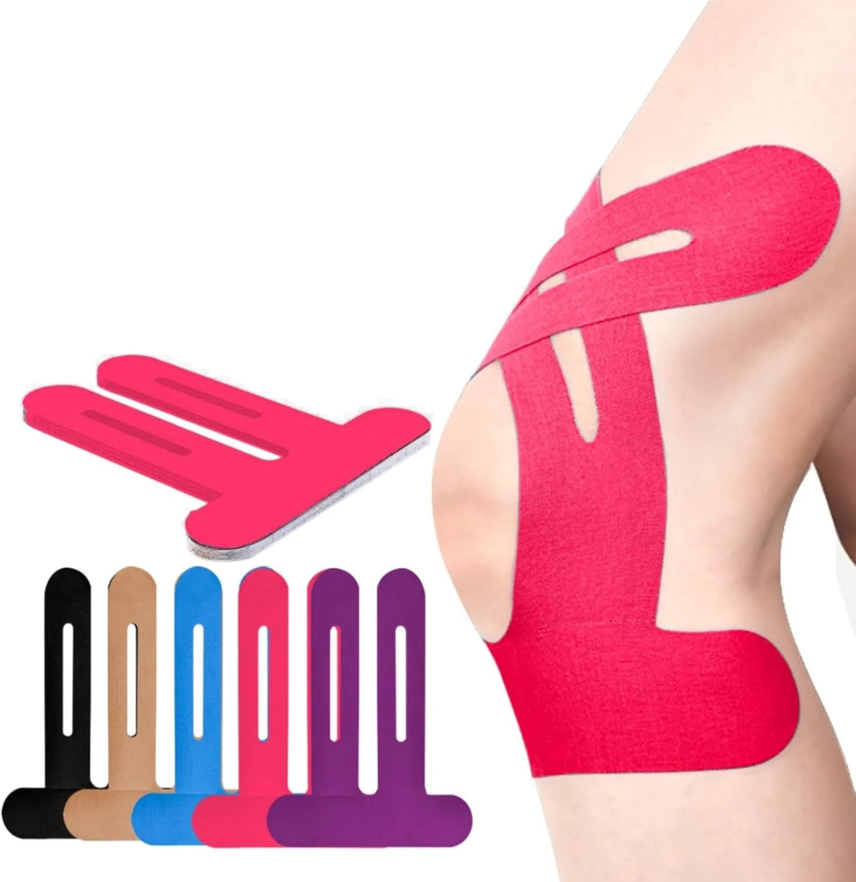 Knee Tape Pre-Cut Zoned Stabilizing Waterproof