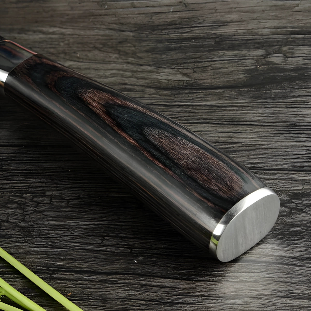Knife Set High-Carbon Blades Wood Handles Set Of 8