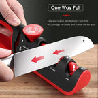 Knife Sharpener 4-in-1 Adjustable Angle Ceramic & Tungsten Slots