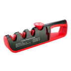 Knife Sharpener 4-in-1 Adjustable Angle Ceramic & Tungsten Slots