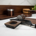 Knife Sharpener Diamond Grinding Wheel Wooden Base