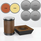Knife Sharpener Diamond Grinding Wheel Wooden Base