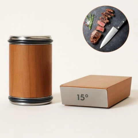 Knife Sharpener Roller System Non-Slip Base