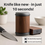 Knife Sharpener Roller System Non-Slip Base