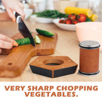 Knife Sharpener Rolling Diamond Stones & Magnetic Angle Guide