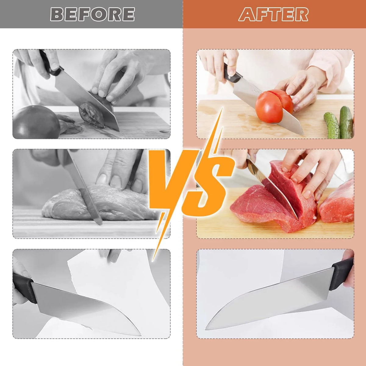 Knife Sharpener Rolling Diamond Stones & Magnetic Angle Guide