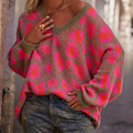 Knit Sweater Classic Pattern Soft & Warm Relaxed Fit