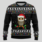 Knit Sweater Polar Bear Graphic Relaxed Fit