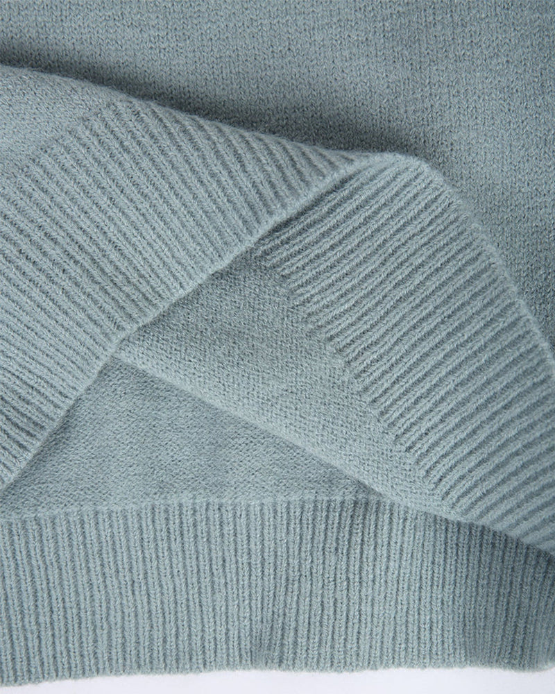 Knit Sweater Premium Cotton Textured Machine-Washable