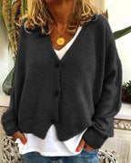 Knit Sweater Printed Soft Versatile Fit