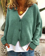 Knit Sweater Printed Soft Versatile Fit