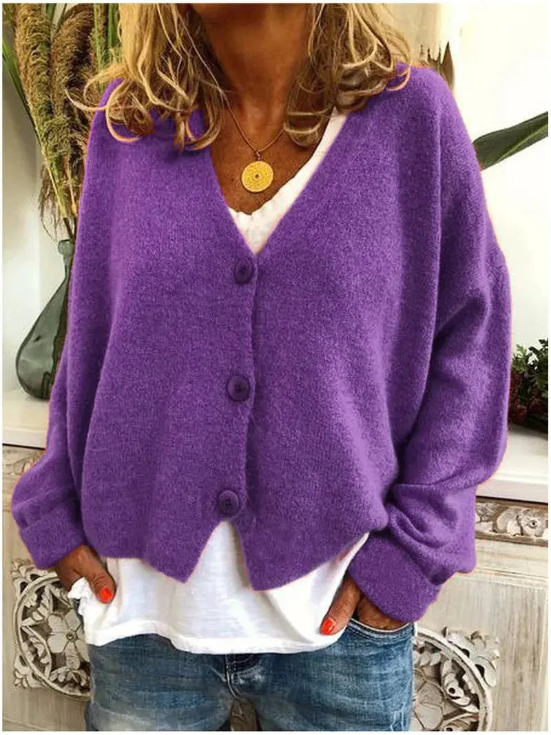 Knit Sweater Printed Soft Versatile Fit
