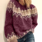 Knit Sweater Soft Fabric Classic Pattern