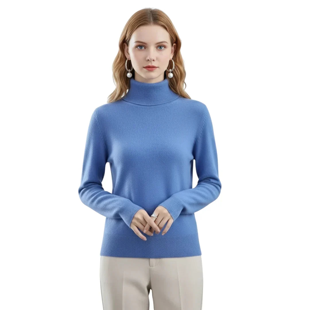 Knitted Sweater Lightweight Loose Fit Round Neck