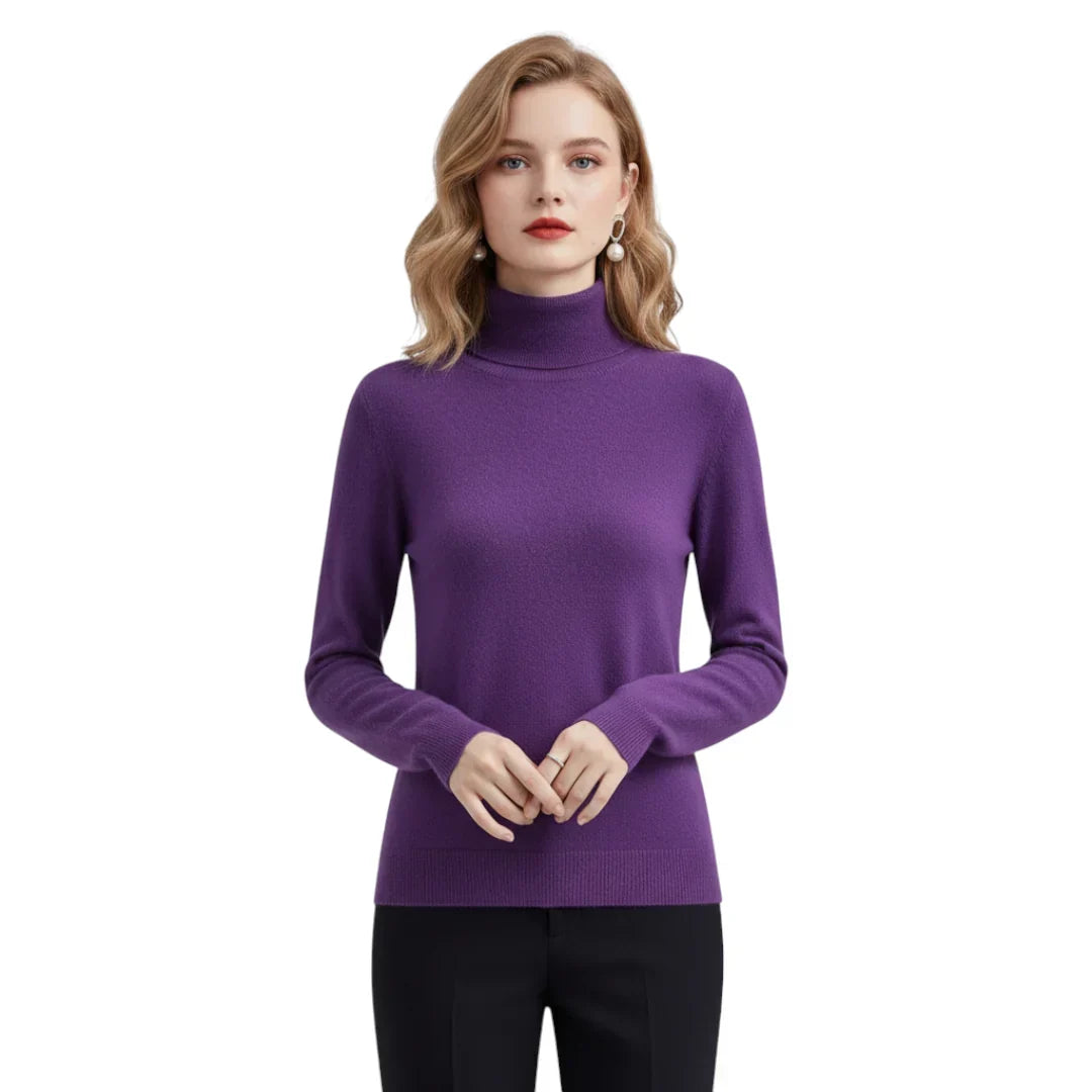 Knitted Sweater Lightweight Loose Fit Round Neck