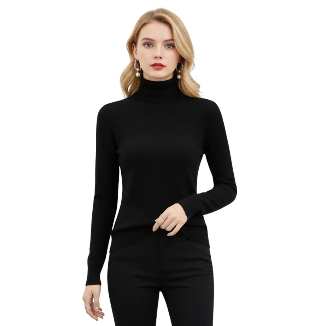 Knitted Sweater Lightweight Loose Fit Round Neck