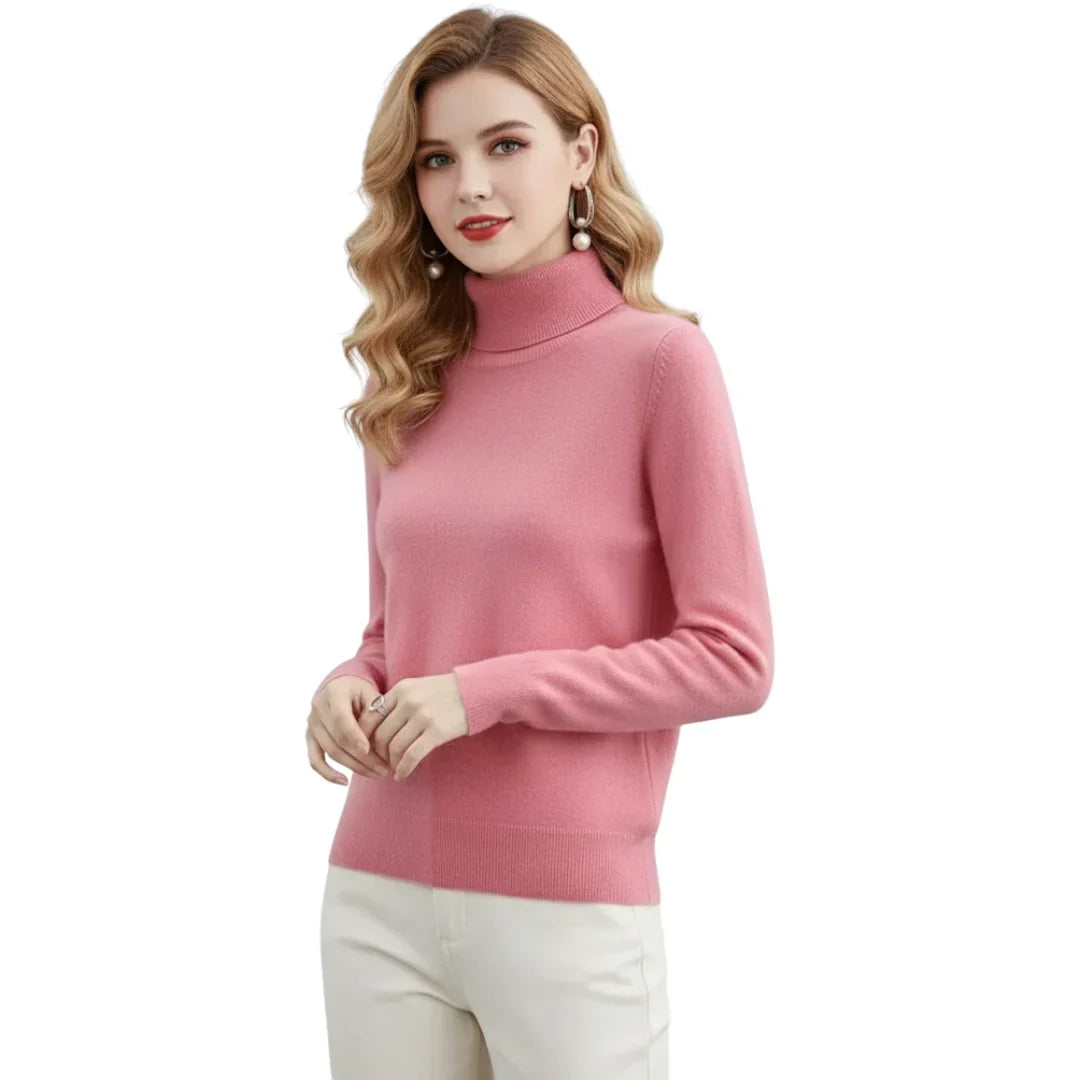Knitted Sweater Lightweight Loose Fit Round Neck