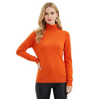 Knitted Sweater Lightweight Loose Fit Round Neck