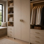 Knurled Brass Cabinet & Drawer Handle