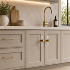 Knurled Brass Cabinet & Drawer Handle