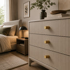 Knurled Brass Cabinet & Drawer Handle
