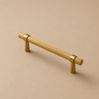 Knurled Brass Cabinet & Drawer Handle