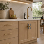 Knurled Brass Cabinet & Drawer Handle