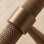 Knurled Brass Cabinet & Drawer Handle