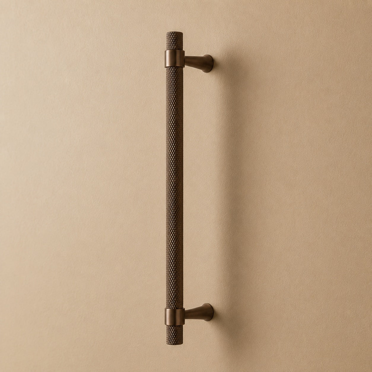 Knurled Brass Cabinet & Drawer Handle