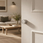 Knurled Zinc Alloy Door Handle Set (Twist Privacy Lock)