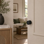 Knurled Zinc Alloy Door Handle Set (Twist Privacy Lock)