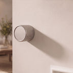 Knurled Zinc Alloy Door Handle Set (Twist Privacy Lock)