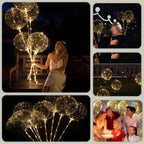 LED Balloon Lights Warm White Battery-Operated & Reusable