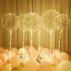 LED Balloon Lights Warm White Battery-Operated & Reusable