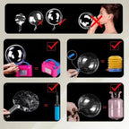 LED Balloon Lights Warm White Battery-Operated & Reusable