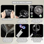 LED Balloon Lights Warm White Battery-Operated & Reusable