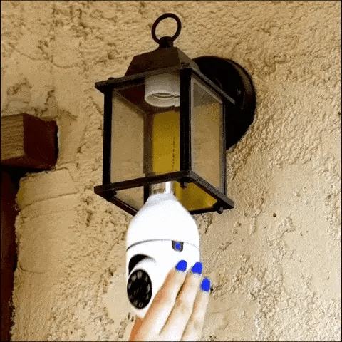 LED Bulb Camera Screw-In 360° 1080P Two-Way Audio