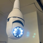 LED Bulb Camera Screw-In 360° 1080P Two-Way Audio