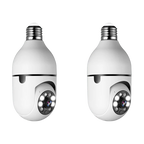 LED Bulb Camera Screw-In 360° 1080P Two-Way Audio