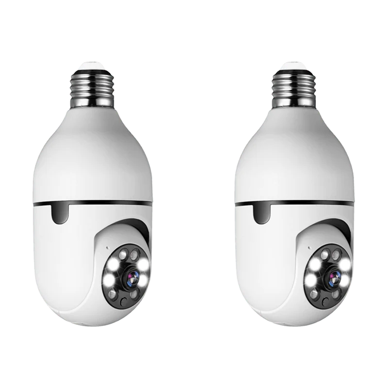 LED Bulb Camera Screw-In 360° 1080P Two-Way Audio