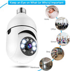 LED Bulb Camera Screw-In 360° 1080P Two-Way Audio