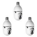 LED Bulb Camera Screw-In 360° 1080P Two-Way Audio