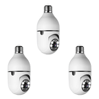 LED Bulb Camera Screw-In 360° 1080P Two-Way Audio