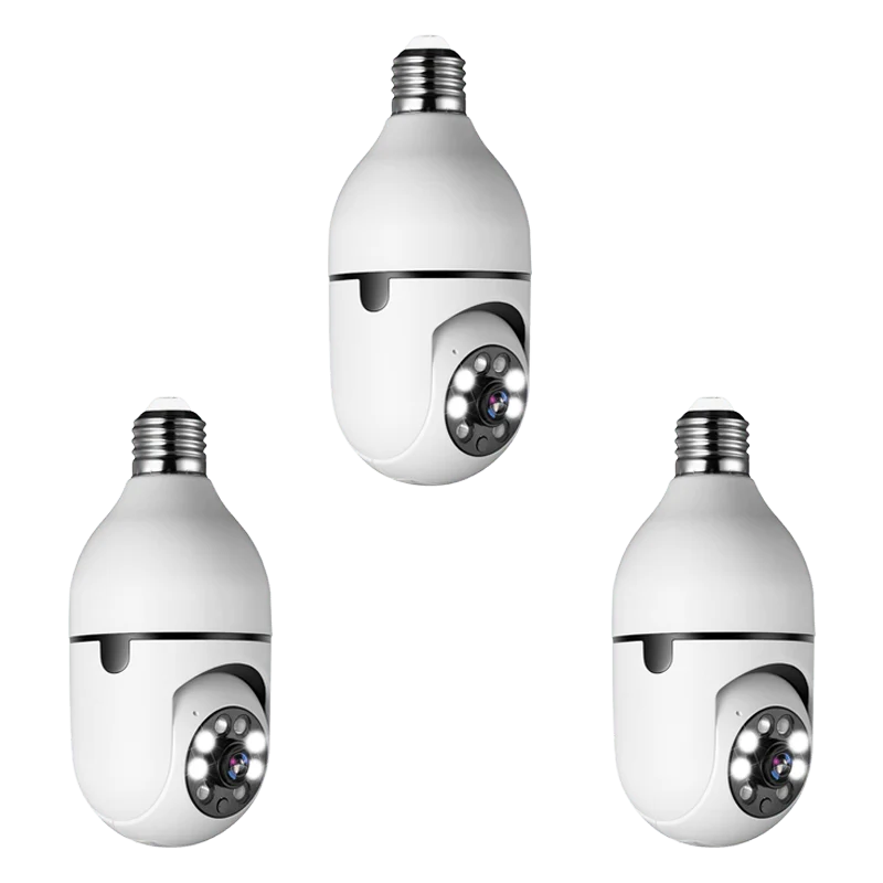 LED Bulb Camera Screw-In 360° 1080P Two-Way Audio