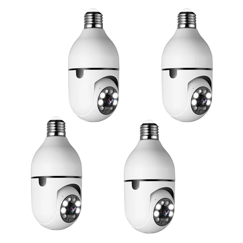 LED Bulb Camera Screw-In 360° 1080P Two-Way Audio