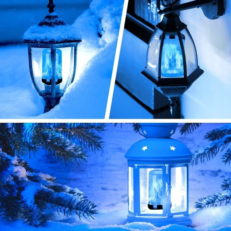 LED Bulb Flame-Effect 4 Modes E26/E27/B22 Compatible
