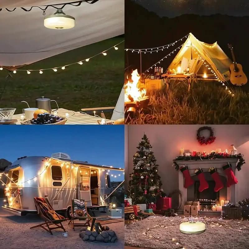 LED Camping Light Retractable Magnetic Backing & Waterproof